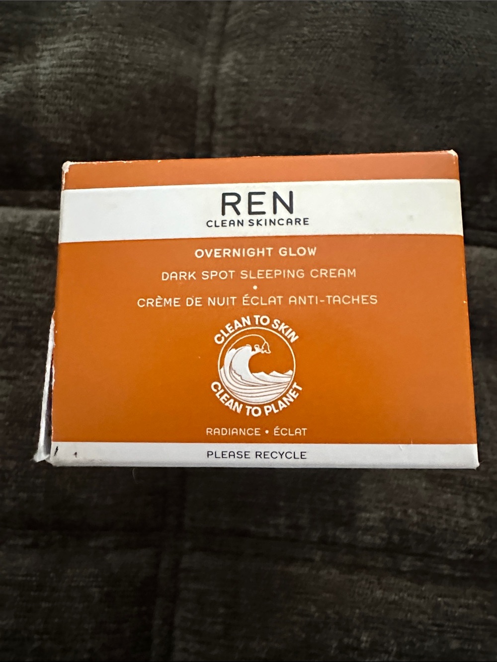 REN NEW Overnight Glow Dark Spot Sleeping Cream — remove dark spots.